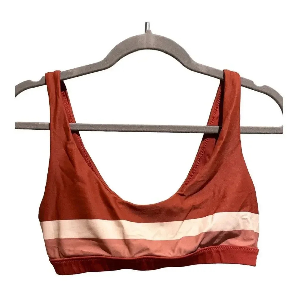 LA Hearta By Pacsun Striped Bikini Top